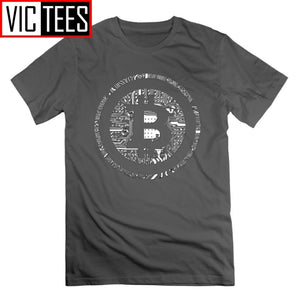 Bitcoin Cryptocurrency Crypto Currency Financial Revolution T-Shirt Novelty Large Size Mens Cotton T-Shirt Tees