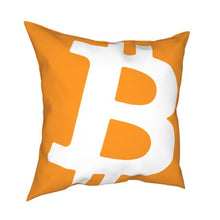 Bitcoin Crypto Cryptocurrency Throw Pillow Cover Polyester Throw Pillow Ethereum Btc Blockchain Custom Cushion Covers