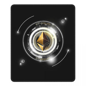 Ethereum Perfect Gift For A Crypto Trading Lover Mouse Pad Bitcoin Btc Blockchain Soft Mat Rubber Computer Keyboard Desk Pad