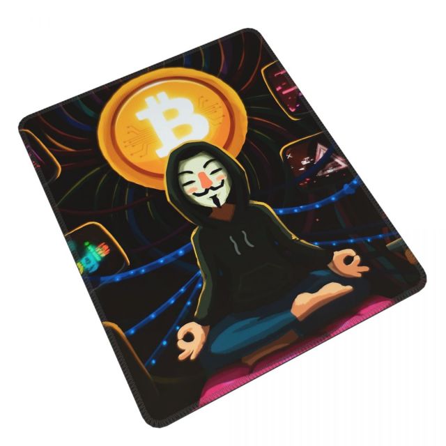 Bitcoin Anonymous Mouse Pad