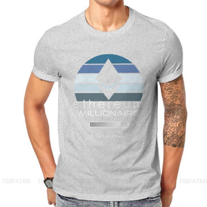 Cryptocurrency Crypto Miner Ethereum Millionaire Loading Tshirt Graphic Classic Summer Men's Clothing Cotton Harajuku T Shirt