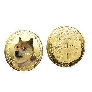 Dogecoin Killer Shiba Inu Coin (SHIB) CRYPTO Metal Gold Plated Physical Shib Doge Killer Souvenir Commemorative Coins