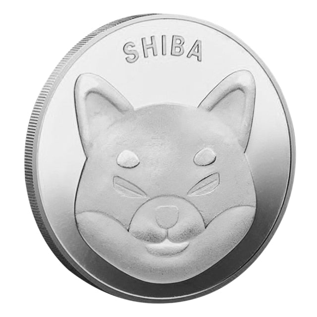 Dogecoin Killer Shiba Inu Coin (SHIB) CRYPTO Metal Gold Plated Physical Shib Doge Killer Souvenir Commemorative Coins