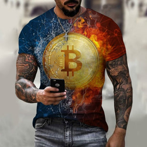 2021 New Bitcoin Revolution Shirt Bitcoin Crypto Shirt - Crypto Currency 3d T-shirt Cool Casual Pride T Shirt Men Unisex Fashion