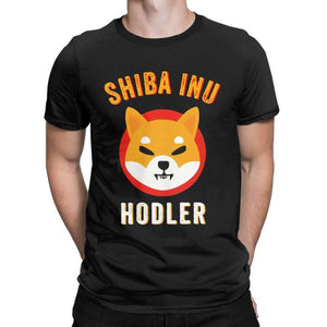 Men Women's Shiba Inu Hodler Token Tee Shirt Crypto Coin T Shirt SHIB Doge Bitcoin Cryptocurrency Clothes Plus Size T-Shirts