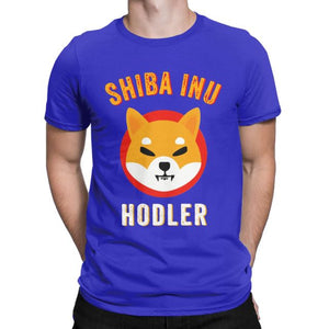 Men Women's Shiba Inu Hodler Token Tee Shirt Crypto Coin T Shirt SHIB Doge Bitcoin Cryptocurrency Clothes Plus Size T-Shirts