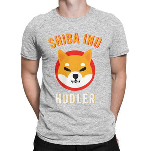 Men Women's Shiba Inu Hodler Token Tee Shirt Crypto Coin T Shirt SHIB Doge Bitcoin Cryptocurrency Clothes Plus Size T-Shirts