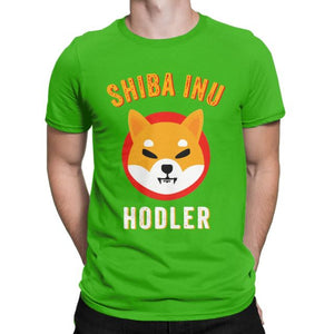 Men Women's Shiba Inu Hodler Token Tee Shirt Crypto Coin T Shirt SHIB Doge Bitcoin Cryptocurrency Clothes Plus Size T-Shirts