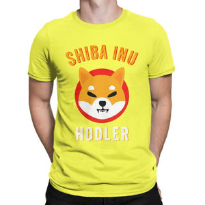 Men Women's Shiba Inu Hodler Token Tee Shirt Crypto Coin T Shirt SHIB Doge Bitcoin Cryptocurrency Clothes Plus Size T-Shirts