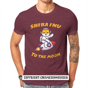 Shib Shiba Inu Crypto Cryptocurrency Coin Tshirt For Men Shibarmy   Tee T Shirt Novelty New Fluffy   T Shirt Tees For Men Normal