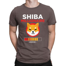 Men Women Shiba Inu Coin Token Shib Army HODL Crypto T Shirt SHIB Millionaire Loading Clothes O Neck Tee Shirt Summer T-Shirt