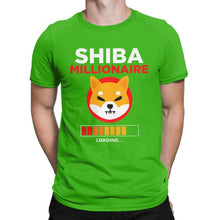 Men Women Shiba Inu Coin Token Shib Army HODL Crypto T Shirt SHIB Millionaire Loading Clothes O Neck Tee Shirt Summer T-Shirt