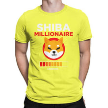 Men Women Shiba Inu Coin Token Shib Army HODL Crypto T Shirt SHIB Millionaire Loading Clothes O Neck Tee Shirt Summer T-Shirt