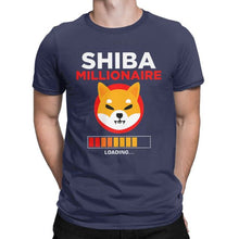 Men Women Shiba Inu Coin Token Shib Army HODL Crypto T Shirt SHIB Millionaire Loading Clothes O Neck Tee Shirt Summer T-Shirt