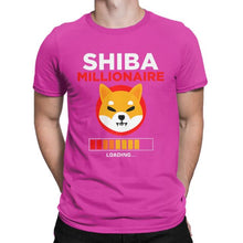 Men Women Shiba Inu Coin Token Shib Army HODL Crypto T Shirt SHIB Millionaire Loading Clothes O Neck Tee Shirt Summer T-Shirt