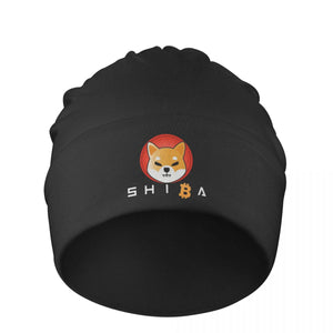 SHIB Shiba Inu Crypto Cryptocurrency Coin Fashion Beanie Hats Alt Knitting Bonnet Hipster Skullies Caps Men Women's Earmuffs