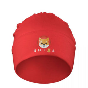 SHIB Shiba Inu Crypto Cryptocurrency Coin Fashion Beanie Hats Alt Knitting Bonnet Hipster Skullies Caps Men Women's Earmuffs