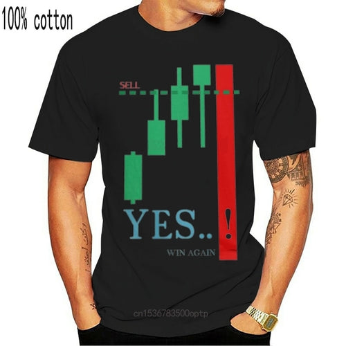 New Novelty Investment Day Trade Scalper Forex Stock market Trader T Shirt Summer 100% Cotton short sleeve Plus Size T-Shirt