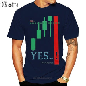 New Novelty Investment Day Trade Scalper Forex Stock market Trader T Shirt Summer 100% Cotton short sleeve Plus Size T-Shirt