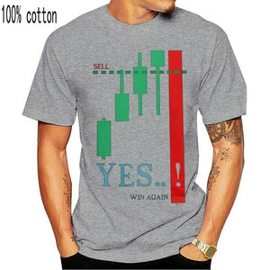 New Novelty Investment Day Trade Scalper Forex Stock market Trader T Shirt Summer 100% Cotton short sleeve Plus Size T-Shirt