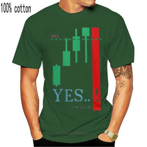 New Novelty Investment Day Trade Scalper Forex Stock market Trader T Shirt Summer 100% Cotton short sleeve Plus Size T-Shirt