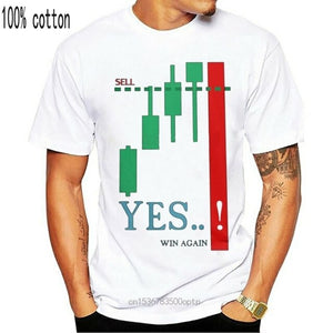 New Novelty Investment Day Trade Scalper Forex Stock market Trader T Shirt Summer 100% Cotton short sleeve Plus Size T-Shirt