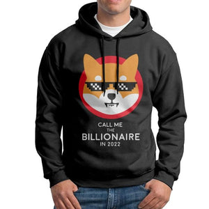 Casual Hoodies Men&#39;s Shiba Inu Coin Token Shib Army Hodl Crypto Cotton Sweatshirt Original Pullovers