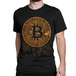 Men T-Shirt Plan B Bitcoin BTC Crypto Currency Tee Shirt Cryptocurrency Ethereum Dogecoin Blockchain Geek T Shirt Gift Clothing