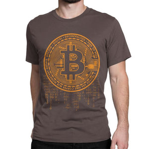 Men T-Shirt Plan B Bitcoin BTC Crypto Currency Tee Shirt Cryptocurrency Ethereum Dogecoin Blockchain Geek T Shirt Gift Clothing