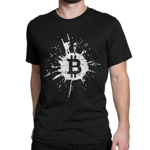 Men T-Shirt Plan B Bitcoin BTC Crypto Currency Tee Shirt Cryptocurrency Ethereum Dogecoin Blockchain Geek T Shirt Gift Clothing