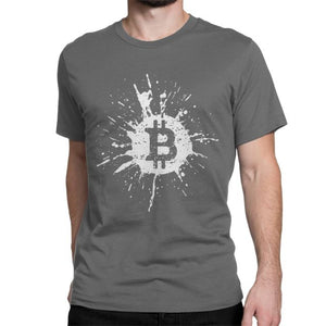 Men T-Shirt Plan B Bitcoin BTC Crypto Currency Tee Shirt Cryptocurrency Ethereum Dogecoin Blockchain Geek T Shirt Gift Clothing