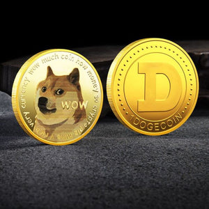 Shiba INU Coin (SHIB) Dogecoin Killer  CRYPTO Metal Gold Plated Physical Shib Coin Shiba Doge Killer Commemorative Coins