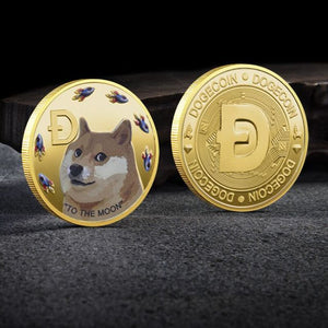 Shiba INU Coin (SHIB) Dogecoin Killer  CRYPTO Metal Gold Plated Physical Shib Coin Shiba Doge Killer Commemorative Coins