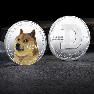 Shiba INU Coin (SHIB) Dogecoin Killer  CRYPTO Metal Gold Plated Physical Shib Coin Shiba Doge Killer Commemorative Coins