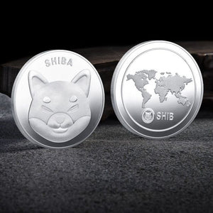 Shiba INU Coin (SHIB) Dogecoin Killer  CRYPTO Metal Gold Plated Physical Shib Coin Shiba Doge Killer Commemorative Coins