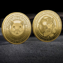 Shiba INU Coin (SHIB) Dogecoin Killer  CRYPTO Metal Gold Plated Physical Shib Coin Shiba Doge Killer Commemorative Coins