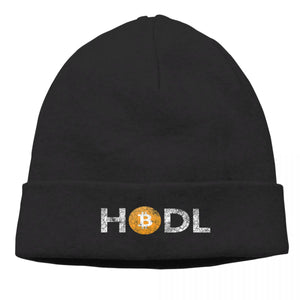 Cryptocurrency Miners Skullies Beanies Bitcoin HODL Knitting Cuff Hats Soft Beanies Unisex Hip Hop Caps