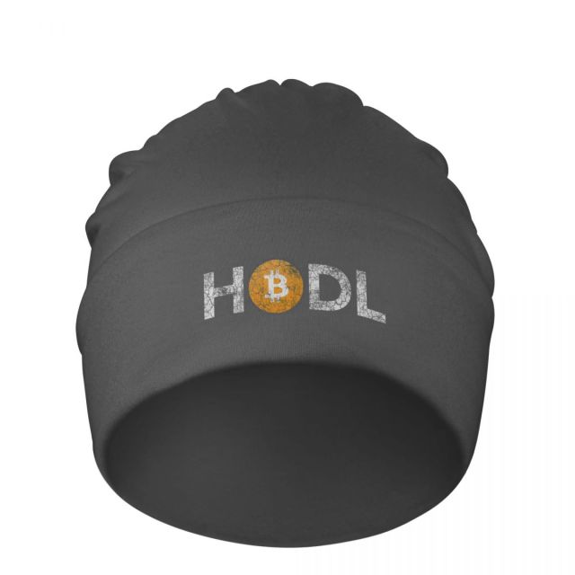 Cryptocurrency Miners Skullies Beanies Bitcoin HODL Knitting Cuff Hats Soft Beanies Unisex Hip Hop Caps